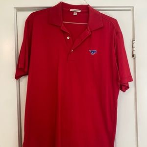 Peter Millar SMU Embroidered Polo